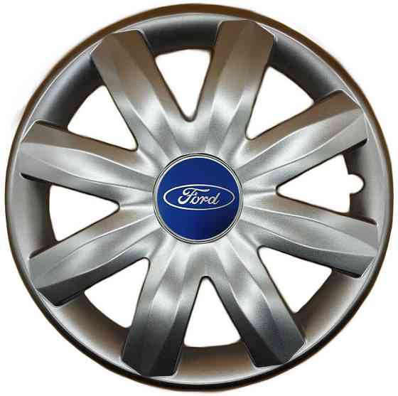 Автомобильные модельные колпаки R14 Ford 221 4шт, SJS, серебряные Киев