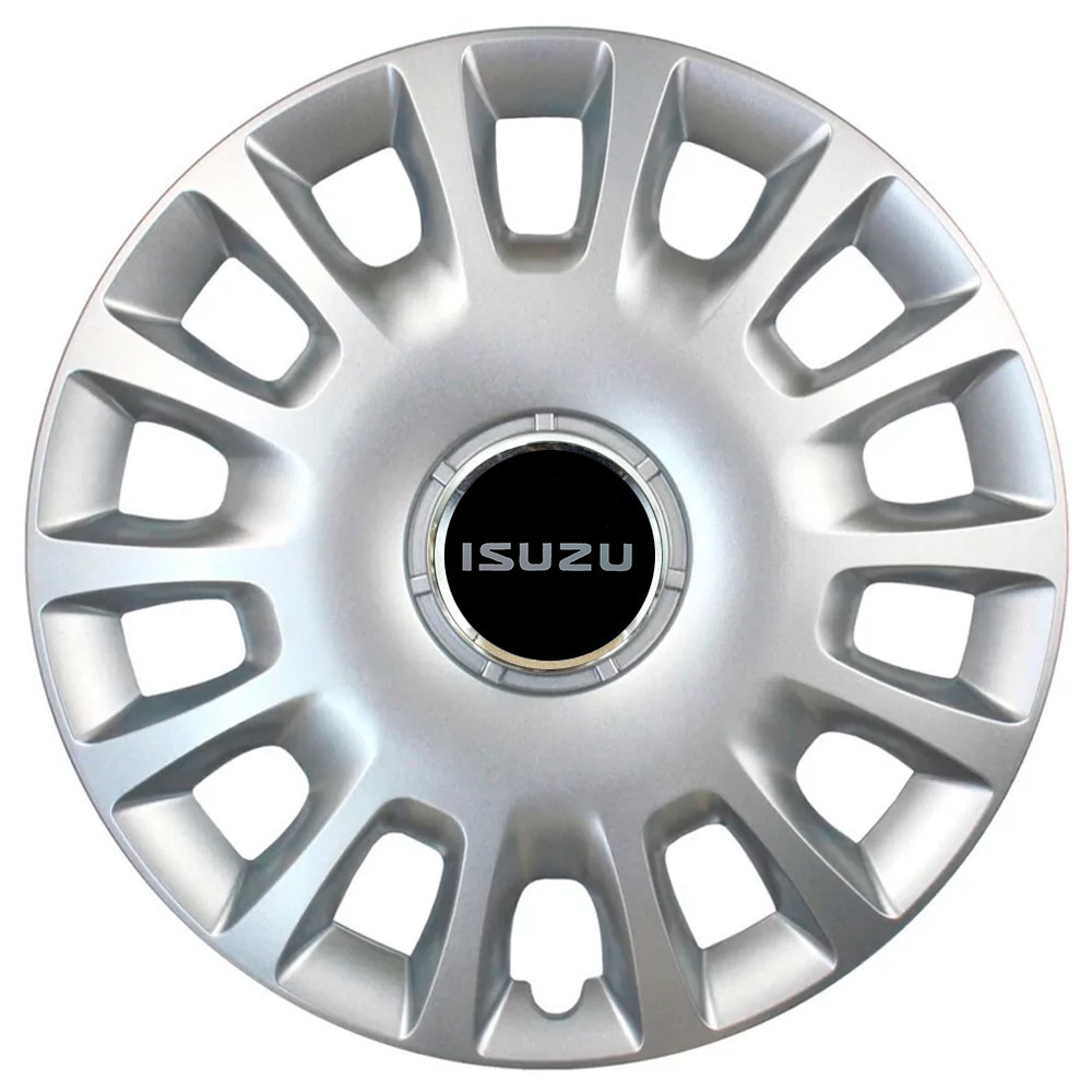Автомобільні модельні ковпаки R13 Isuzu 109 4шт, SJS, сріблясті Київ - фото 1