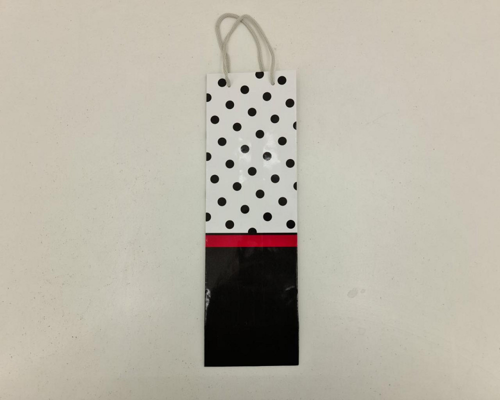 Пакет паперовий подарунковий під пляшку 12/9/36 (артBUT-72) (12 шт.) Харків - фото 2