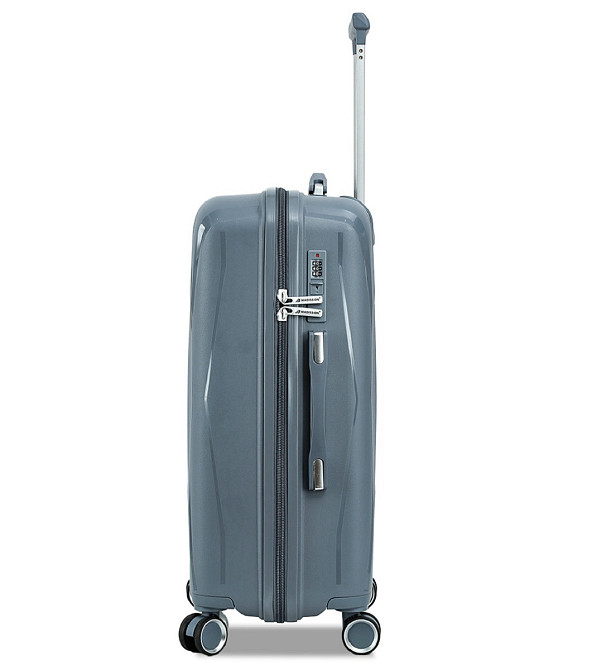 Валіза поліпропіленова MADISSON 51103 середня 67 см сіро-синя Київ - фото 13