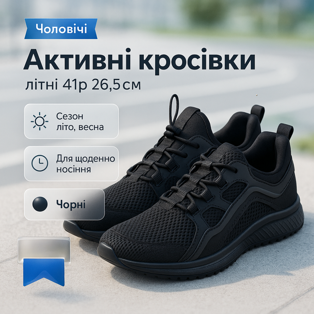 Чоловічі кросівки для повсякденного життя 41р, Кросівки для бігу влітку дихаючі TU-44 Львів - фото 9