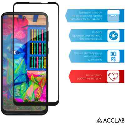 Скло захисне ACCLAB Full Glue MOTO G31/G41 Black (1283126546105) Вінниця