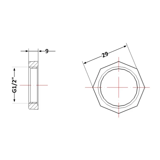 Контрайка чавунна 1/2" Київ
