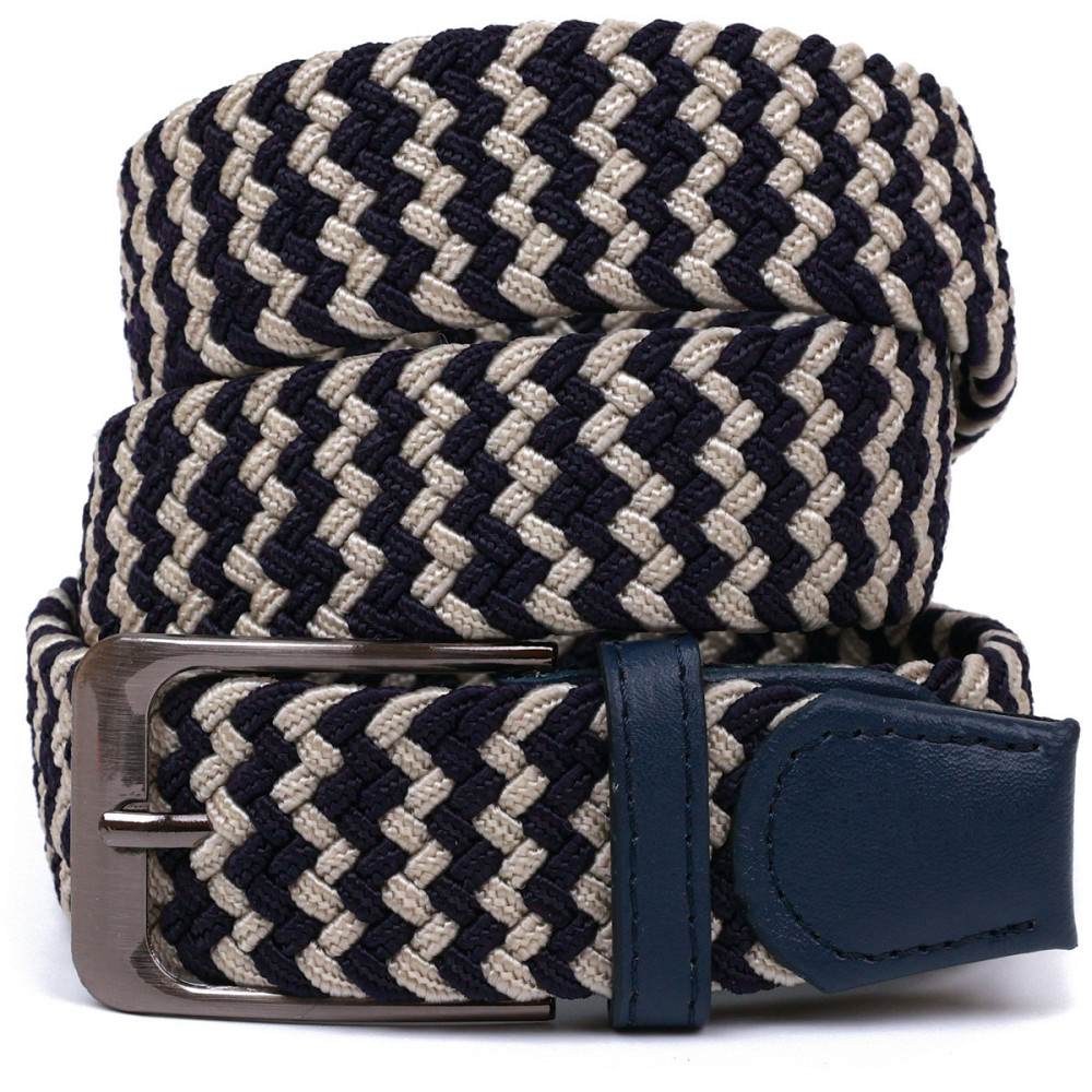 Текстильный ремень Vintage 20812 Синий Киев - изображение 1