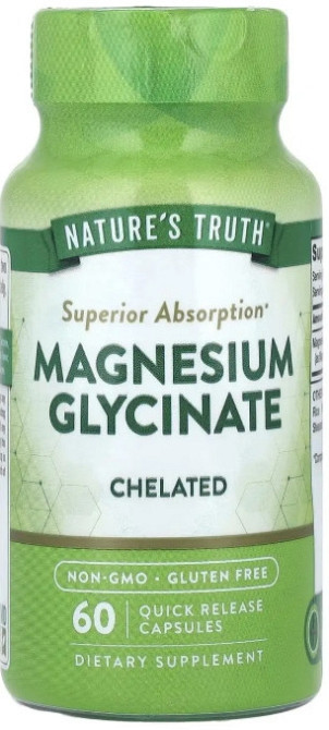 Магний глицинат Nature's Truth  Magnesium Glycinate 60 капс Киев - изображение 1