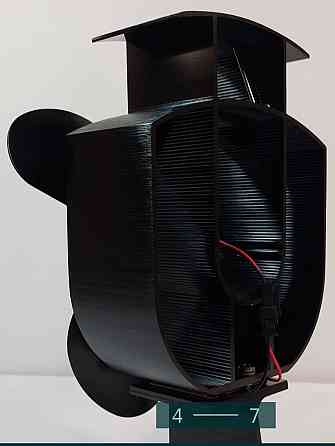 Тепловентилятор, Вентилятор-blade Stove Fan vanhaus Київ