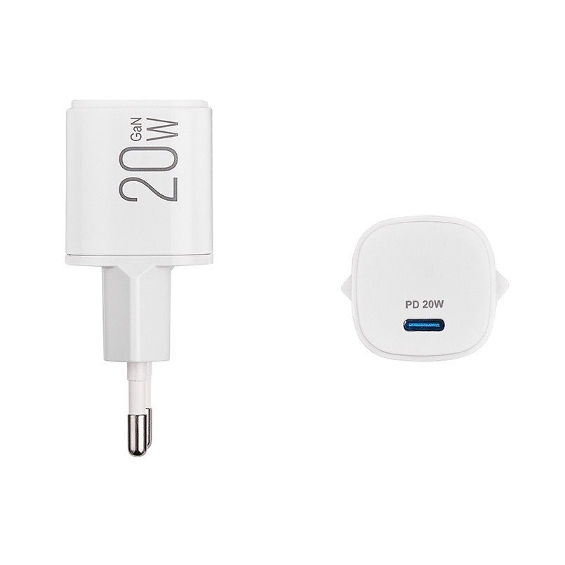 Сетевое зарядное устройство Brevia ePowerGaN PD20W USB-C белый Львов - изображение 3