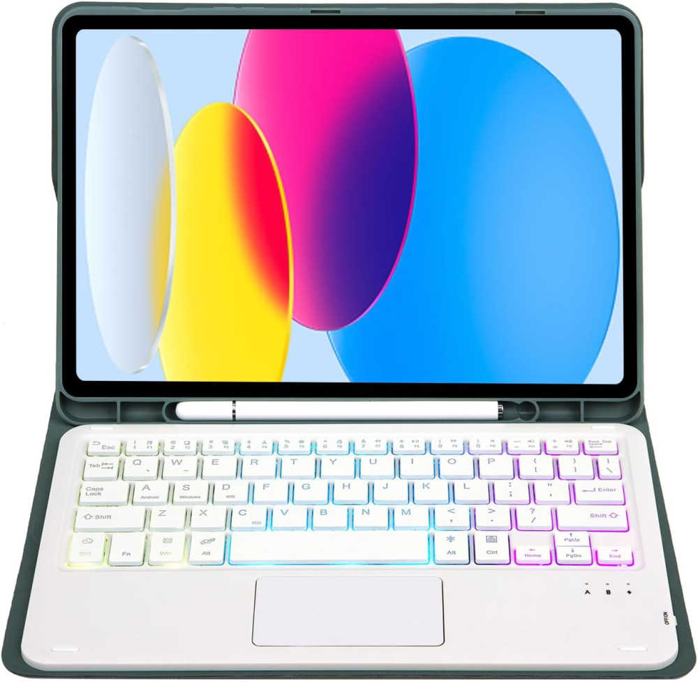 Чехол-клавиатура для ipad 11 поколения 10.9 дюймов Темно-зеленый Киев - изображение 3