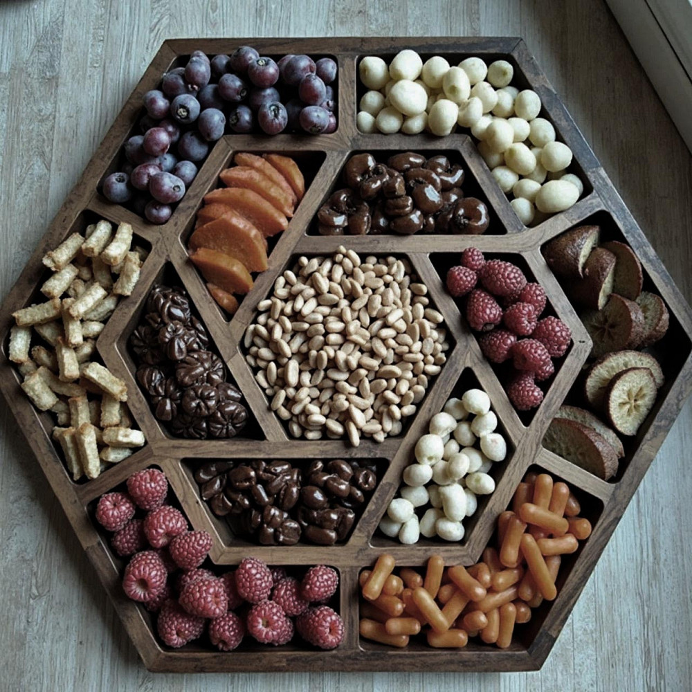 Менажница деревянная 