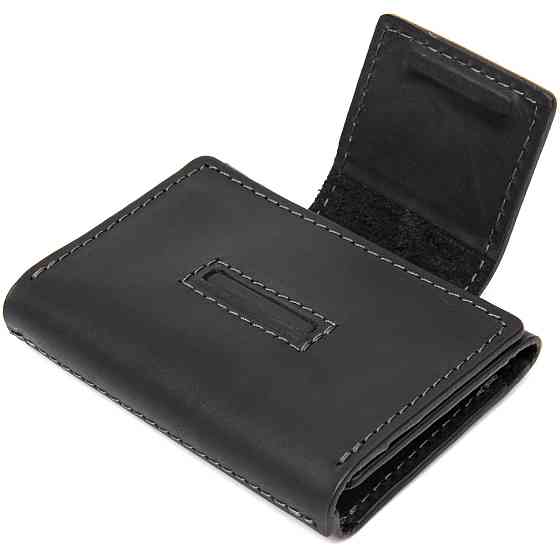 Шкіряна візитниця GRANDE PELLE 11496 Чорний Київ