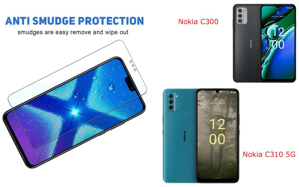 Защитное стекло NeoGlass для Nokia C300, Nokia C310 5G – ультрапрозрачное и устойчивое Киев - изображение 3