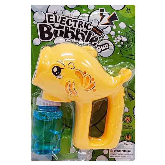 Дитячий генератор мильних бульбашок "Рибка" F2288(Yellow) 60 мл Вінниця