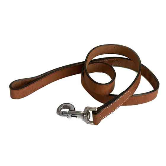 Coastal Circle-T Dog Leash КОСТАЛ СЕРКЛ-Т шкіряний повідець для собак, 2смХ1.2м Київ