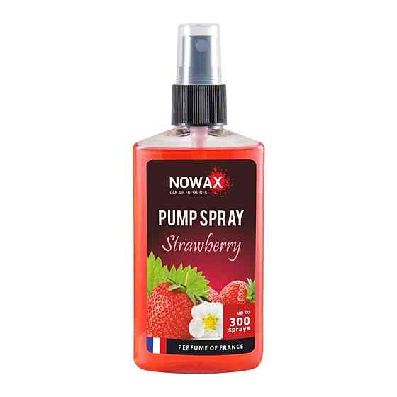Ароматизатор Nowax Pump Spray Strawberry, 75ml з розпилювачем Киев