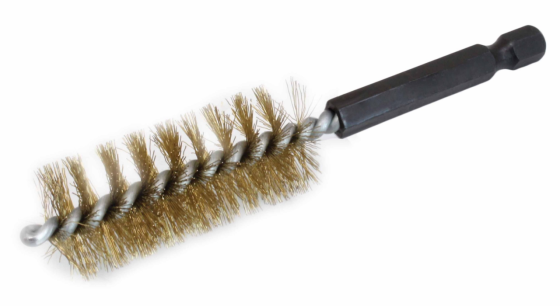 Щітка-ершик (під дрель) 25ммм, сталевий і латунний покриття SATRA S-SWB25 Чернігів