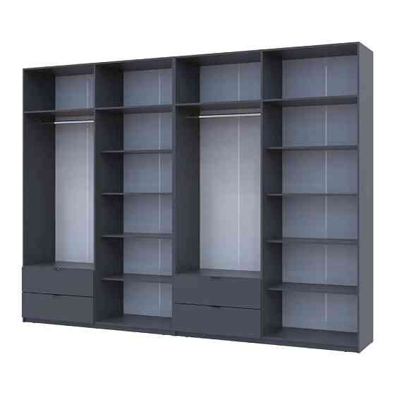 Шкаф для одежды Doros Лукас Графит 4+4 ДСП 320х50х240 DRS-011700 (42005129) Днепр