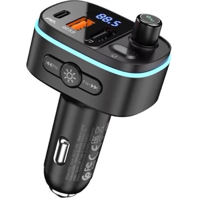 FM модулятор HOCO E62, Black, Box Вінниця - фото 3