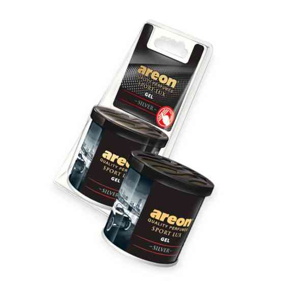 Ароматизатор на панель гель areon gel sport lux 80г "silver" Мукачево