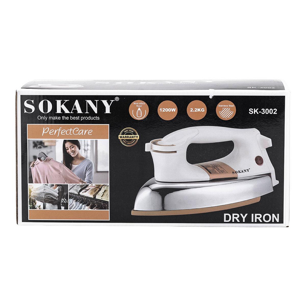 Професійний електричний утюг Sokany SK-3002 1200 Вт Київ - фото 6