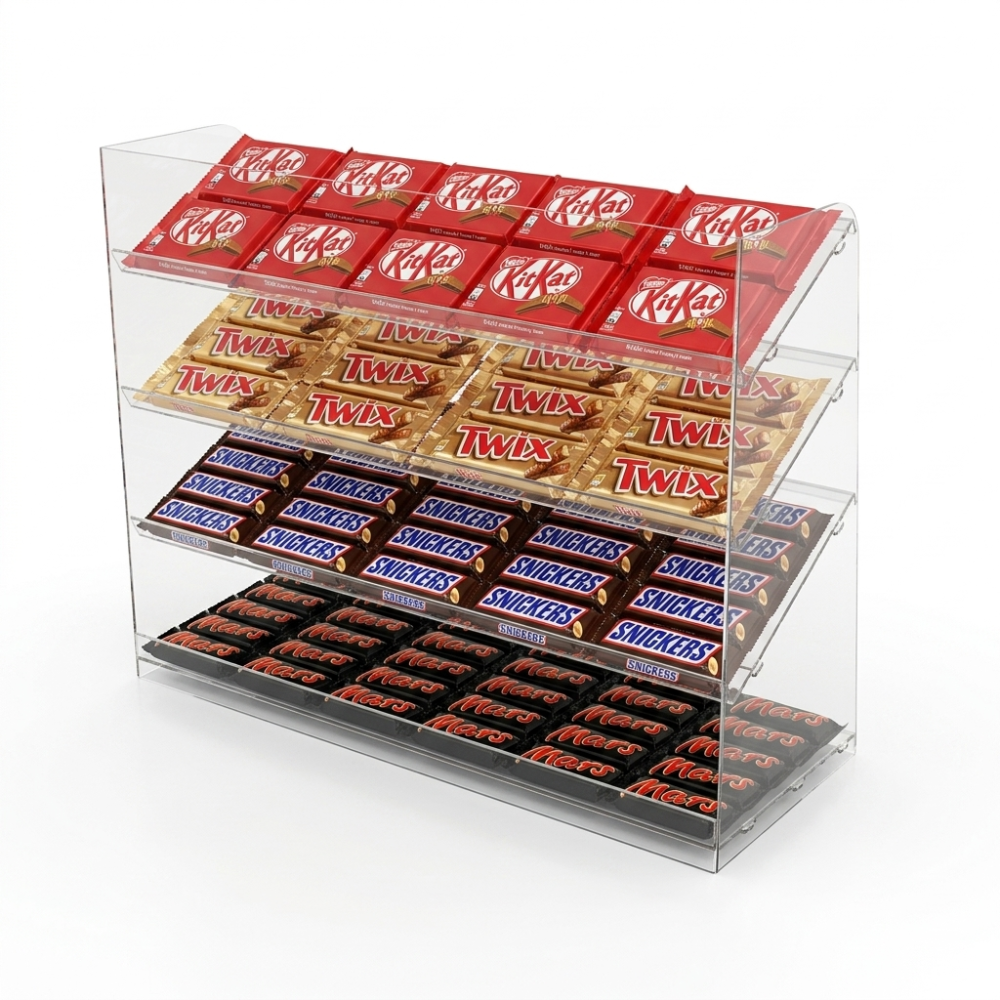 Підставка вітрина EKOSTAR 4 полиці 500х200х400 Київ - фото 5