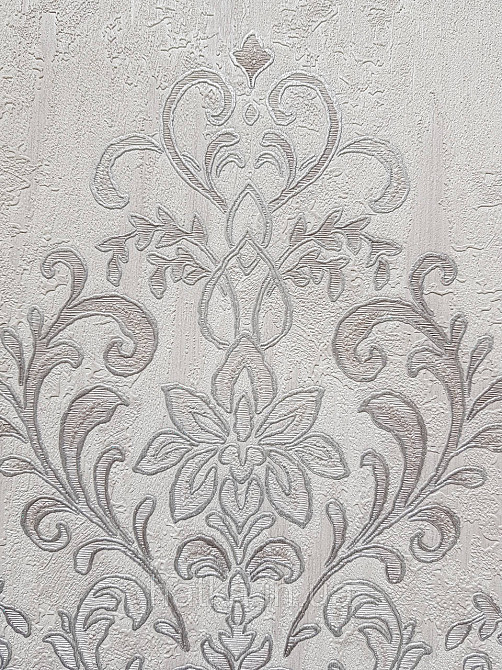 Шпалери вініл на флізеліні гарячого тиснення DU&KA King1.06х10 під штукатурку глянсові текстурні світло-беж Київ - фото 3