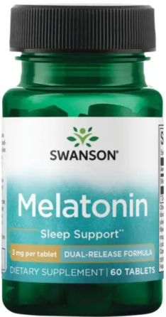 Мелатонин Swanson Melatonin-Dual-Release 3mg 60 таб Киев