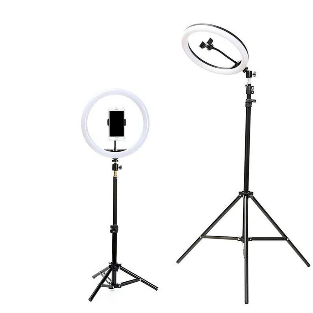 Кольцевая лампа RGB 26 см, MJ260 + Подарок Штатив для кольцевой лампы 0,66-2 м / Студийный свет Киев - изображение 10