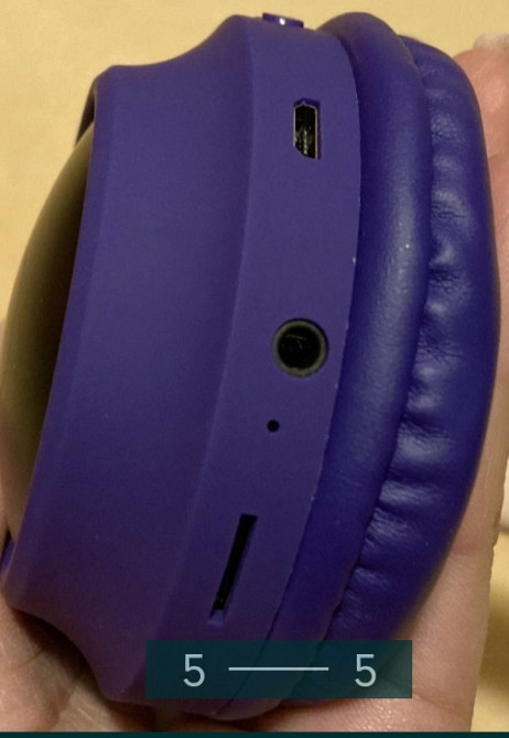 Безпроводные детские Наушники ,мигают: BT028 Fingertime , Фиолетовые Киев - изображение 5