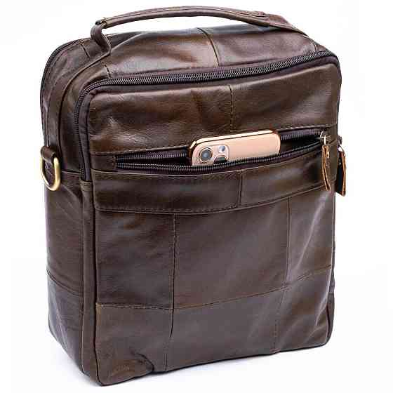 Сумка мужская Vintage 14764 Коричневая Киев