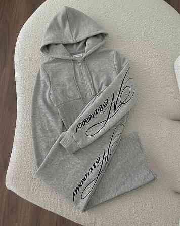 Женский стильный вязаный костюм двойка двунитка Одесса