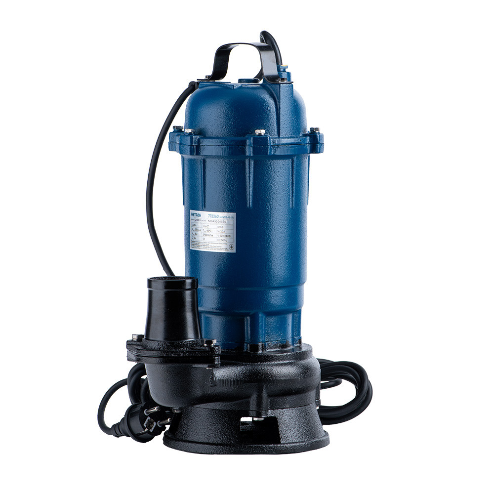 Wetron Насос канализационный 1.1кВт Hmax 10м Qmax 200л/мин без поплавка WQD10-8-0.55 WETRON (77 Коломыя - изображение 9