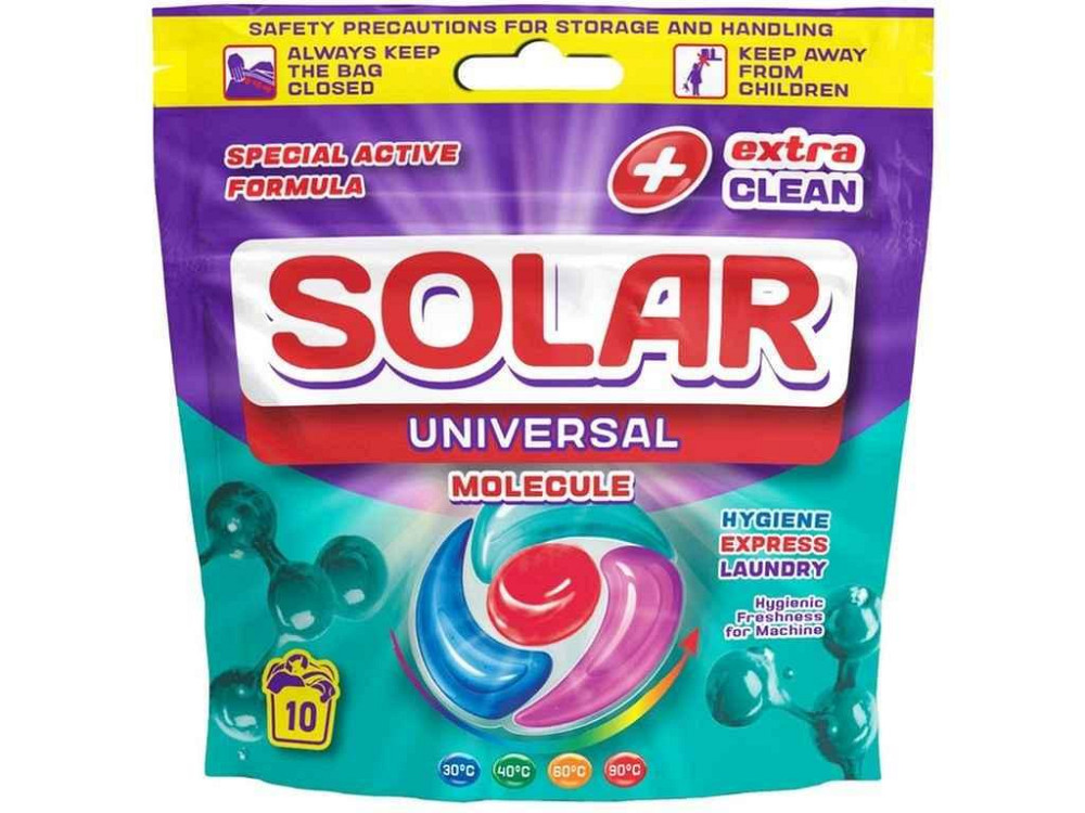 Капсули для прання 10шт універсальні Universal MOLECULE ТМ SOLAR Київ - фото 1