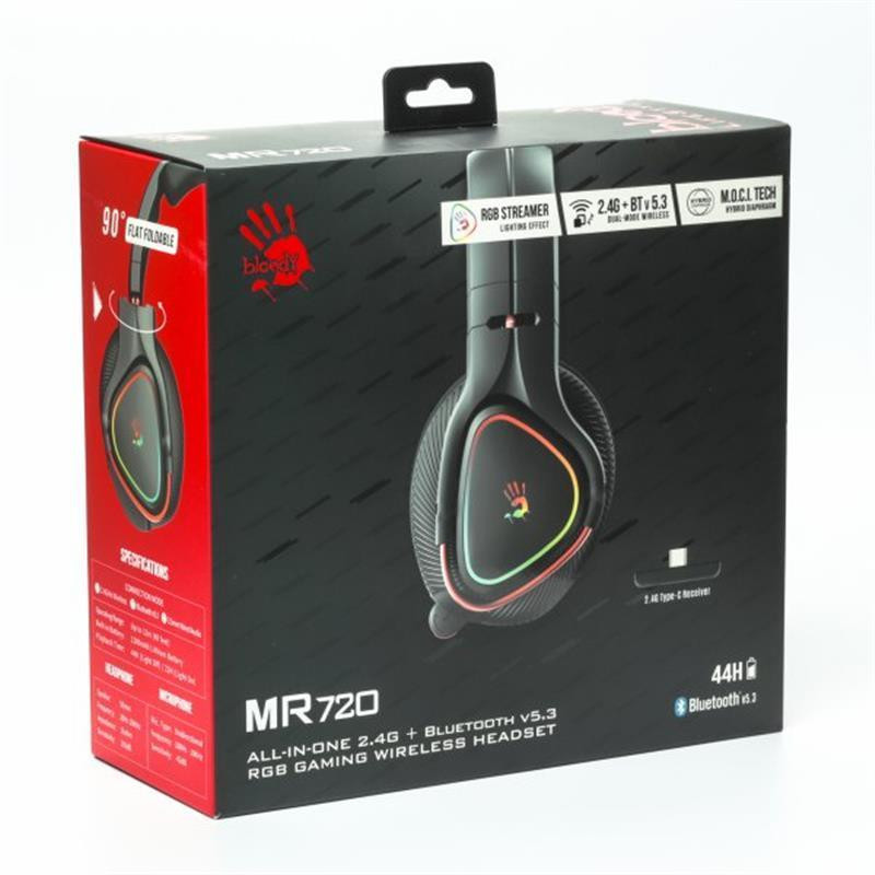 Гарнітура A4Tech Bloody MR720 Black Чорний Харьков - изображение 7