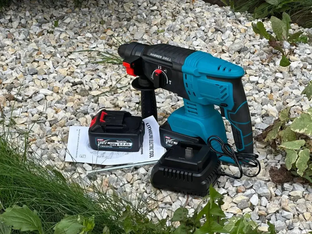 Перфоратор аккумуляторный 18В 6Ач Безщеточный 2 акб Коломия - фото 3