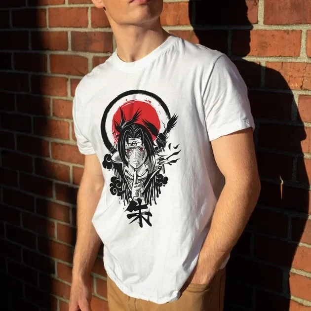 Футболка мужская с принтом Наруто Ітачі Размер 48 Anime0082 Днепр - изображение 3
