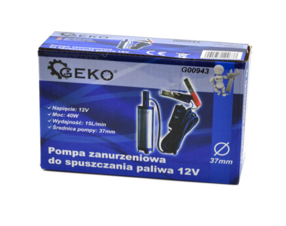 Насос для дизпалива заглибний 12 V 37 мм GEKO G00943 Чернігів