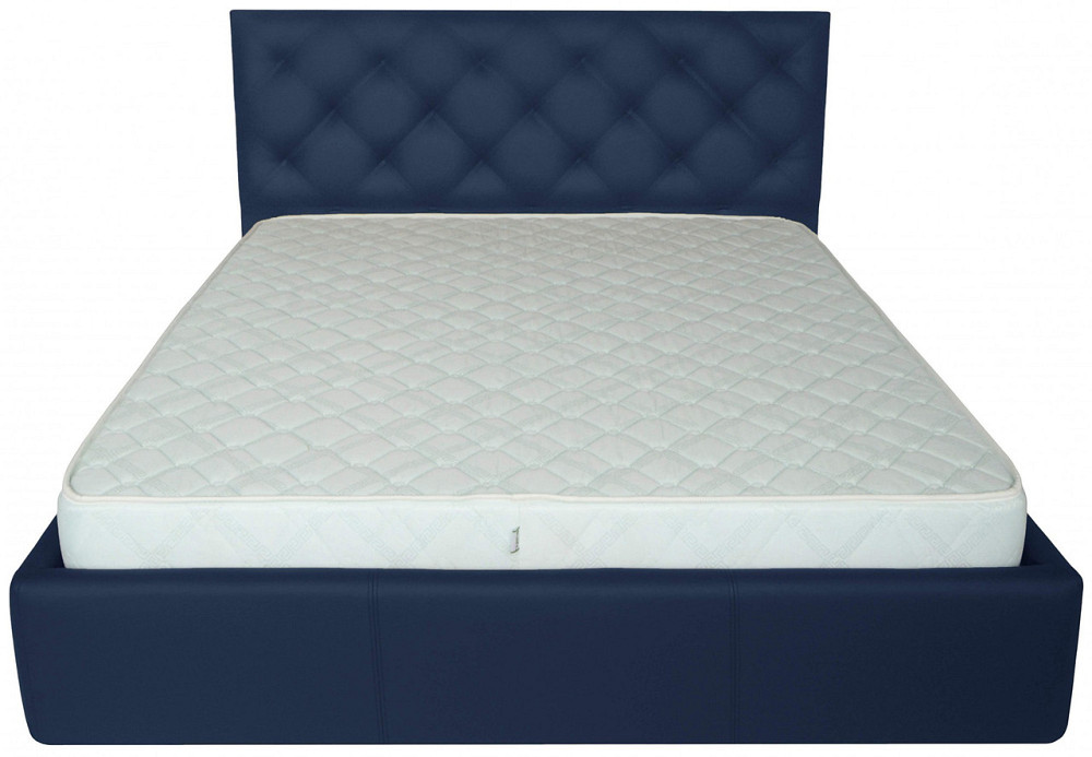 Ліжко Двоспальне Bristol VIP 180 х 190 см Fly 2227 З додатковою металевою цільнозварною рамою Синій Дніпро - фото 14