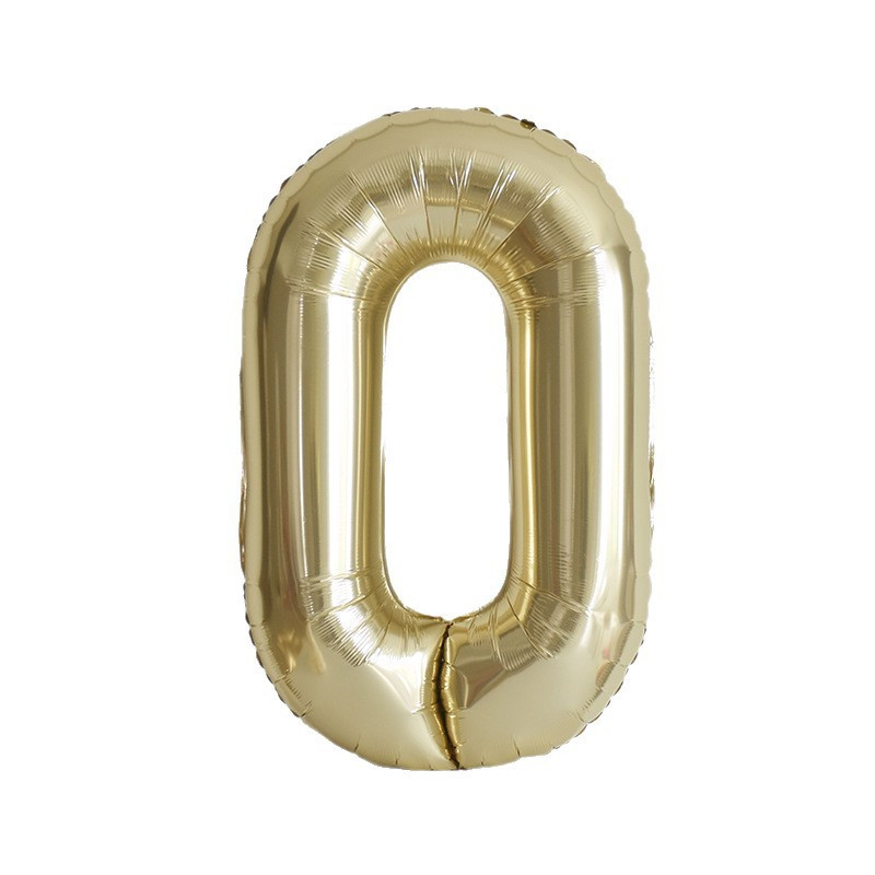 Шарик цифра 0 фольгированная 40 дюймов шампань Киев - изображение 3