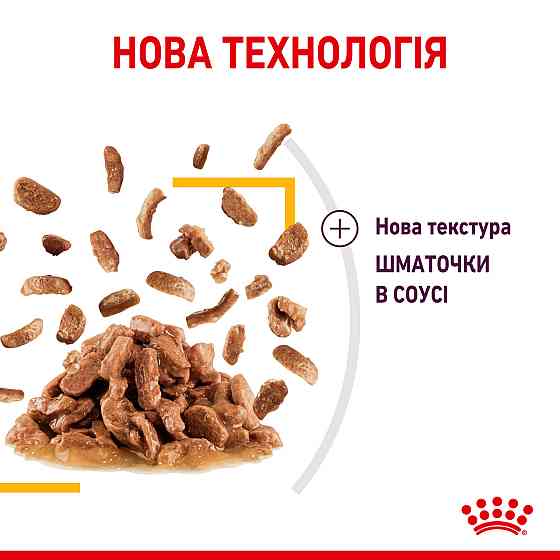 Вологий корм для дорослих котів ROYAL CANIN SENSORY TASTE GRAVY 85 г, шматочки у соусі, cтимулює смак Київ