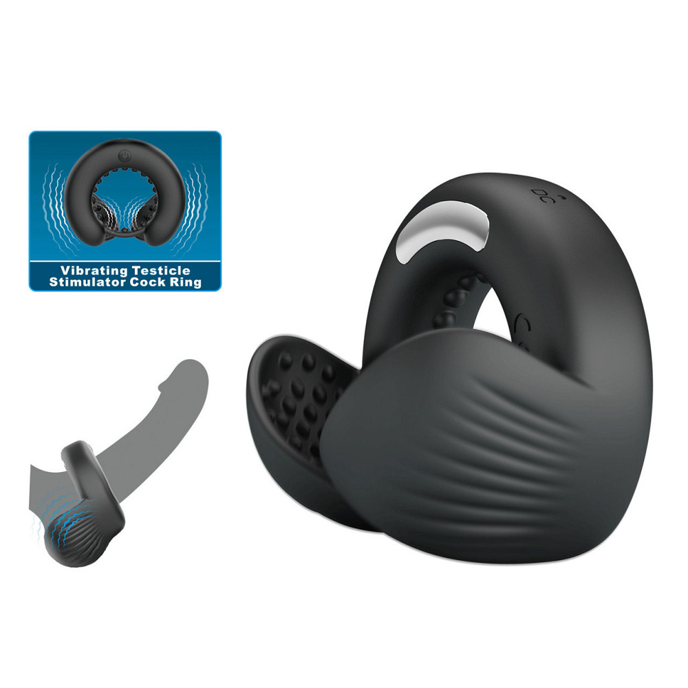 Віброкільце PRETTY LOVE Quentin Vibrating Silicone Cock Ring Sex Aura Київ - фото 4