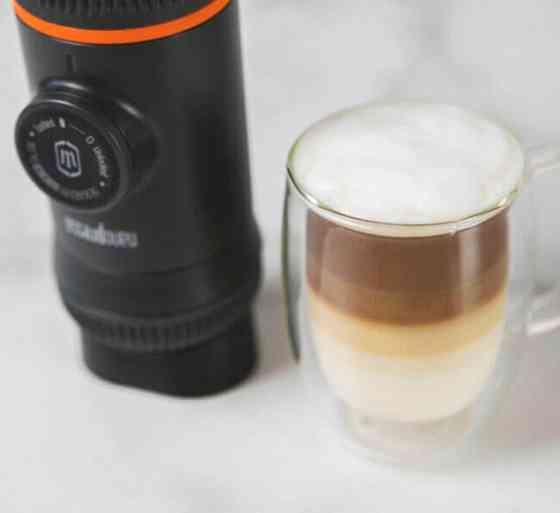 Набір аксесуарів DG Kit 140мл для кавоварки Wacaco Nanopresso чашка та адаптер для капсул Чорний Київ