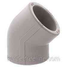 Колено полипропиленовое (угол) ∅ 40Х45° Харків