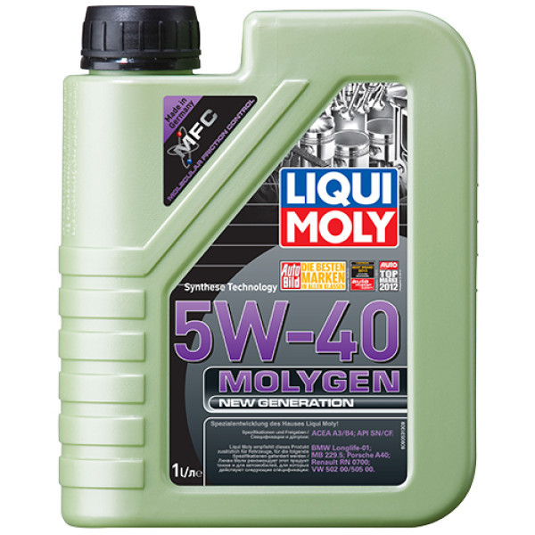 Моторне масло Liqui Moly Molygen New Generation 5W-40 1л Львів - фото 1
