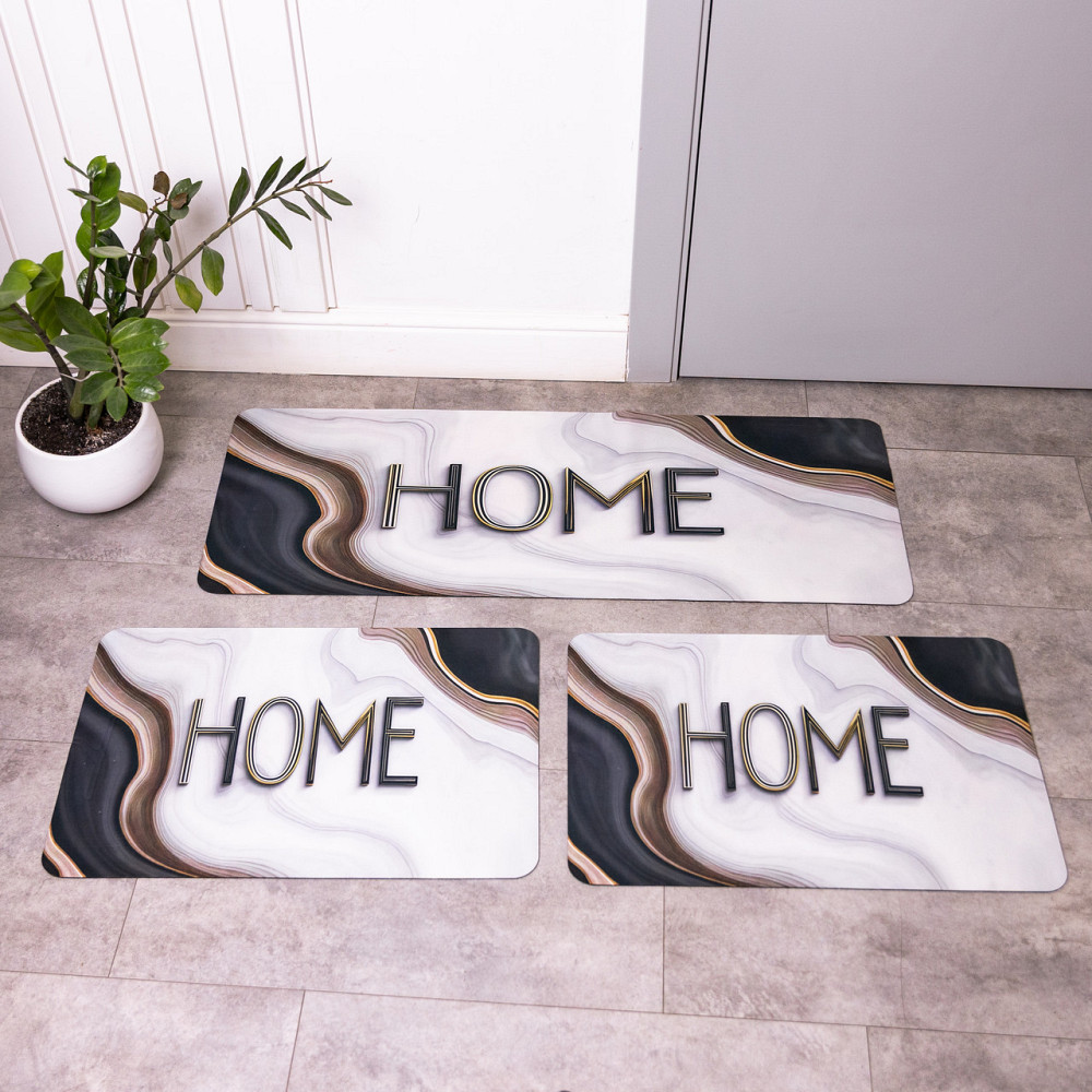 Набор ковриков для пола 3 штуки диатомитовых 38*58 см/2 по 38*98 см HP-42-53 Киев - изображение 4