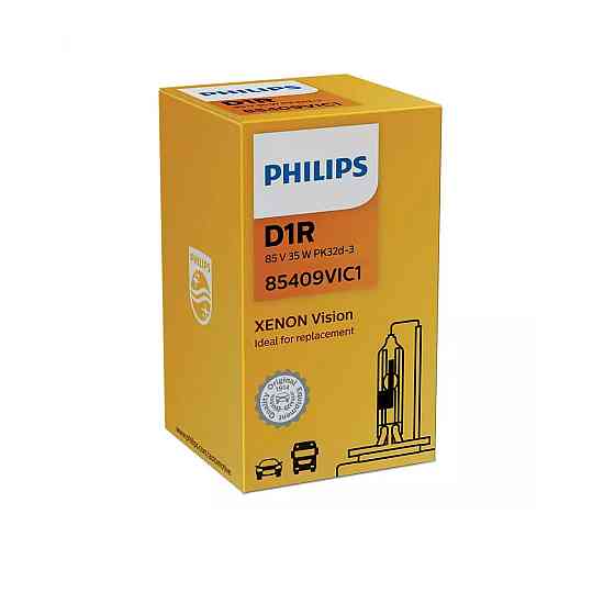 Ксенонова лампа PHILIPS 85409VIC1 D1R 85 V 35 W PK32d-2 Vision Харків