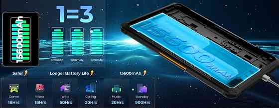 Защищенный планшет Hotwav TAB R7 6/256 15600mAh. Харьков