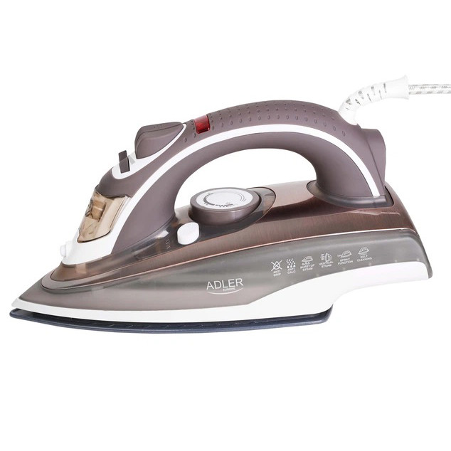 Парова праска для прасування одягу електрична ADLER, Ефективна праска для одягу Домашня з парою OT-47 Івано-Франківськ - фото 1