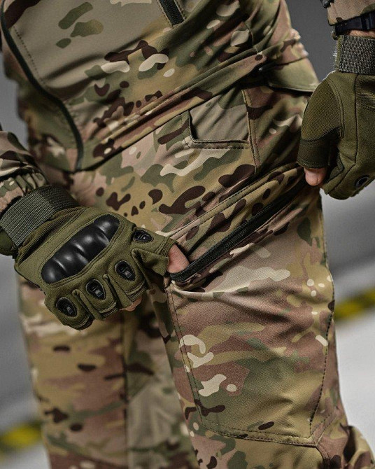 Стрейчеві тактичні штани Cambodia мультикам ТОВ2626 Одеса - фото 6