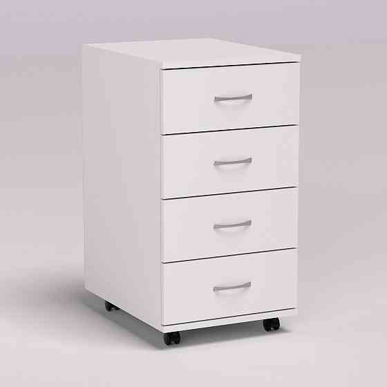 Тумба офисная ТМ-1, Белый, 400/520/750 Львов