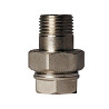 Згін-американка 1/2'' прямий стандарт, нікель